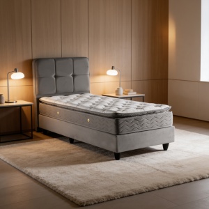 Cadru de pat, Punto, Antracit, 206x90x117 cm