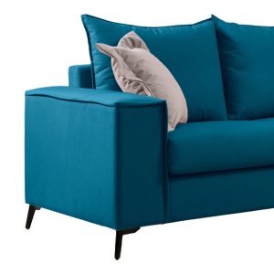 Canapea cu 2 locuri Verona 2 Pako World Albastru 173x93x100 cm - Img 2