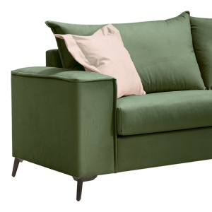 Canapea cu 3 locuri Verona 3 Pako World Verde inchis 225x93x100 cm - Img 2