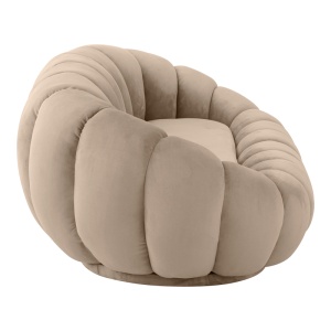 Canapea Embrace Camel 180x105x65 cm - Img 2