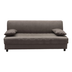 Canapea extensibila cu spatiu de depozitare Romina, Maro, 180x75x85 cm - Img 5