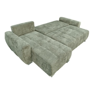 Canapea extensibila Vivad, Pako World, Textil, Mint, 275x164x91 cm - Img 3