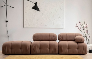 Canapea modulara Bubble 1R Maro 95x95x75 cm - Img 5