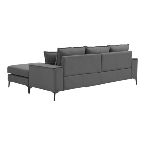 Canapea reversibila Ravelma, Antracit, 241x168x87 cm - Img 6