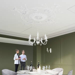 Candelabru 5 Minerwa Alb 60x60x80 cm - Img 7