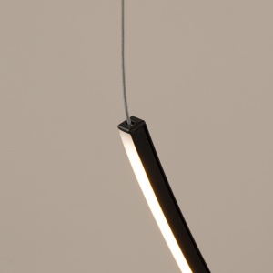 Candelabru LED Alvar 1 Negru 3000K 70x12x230 cm - Img 4