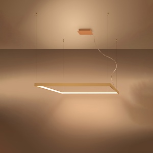 Candelabru LED Nelya Auriu 3000K 110x110x150 cm - Img 3