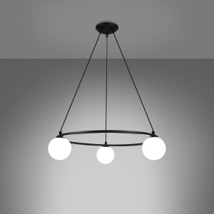 Candelabru Yoli Negru 65x65x98 cm - Img 3
