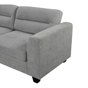 Coltar dreapta Camile, Pako World, Textil, Antracit, 270x174x95 cm - Img 4