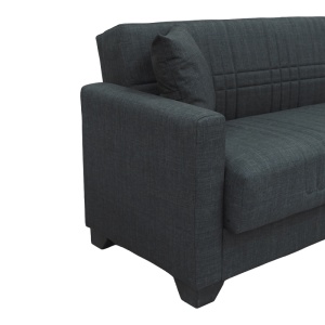 Coltar extensibil reversibil, Stashio, Antracit, 202x143x84 cm - Img 8