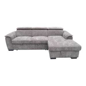 Coltar extensibil stanga, Lemance, Gri, 255x168x82 cm - Img 5