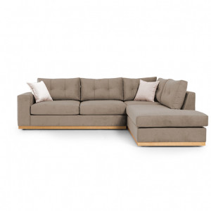 Coltar Stanga Boston Mocha - Crem - Natural 280x225x95 cm - Img 2