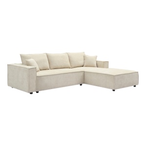 Coltar stanga Maden, Bej, 279x203x90 cm - Img 2