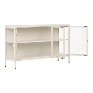 Comoda Brisbane, Alb pal, 40x140x85 cm - Img 2