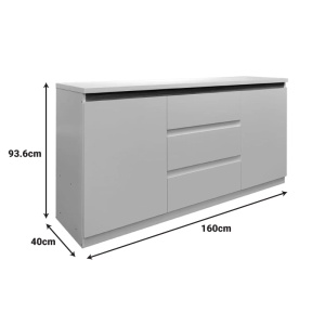 Comoda Chiemo Sonoma 160x40x93.6 cm - Img 5