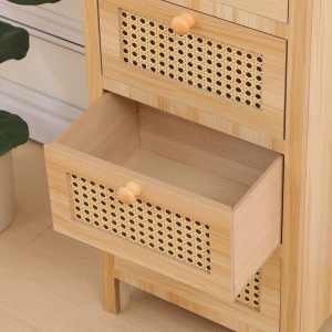 Comoda cu sertare, Scandy, Pako, Natural 34.5x26x78.5 cm - Img 6