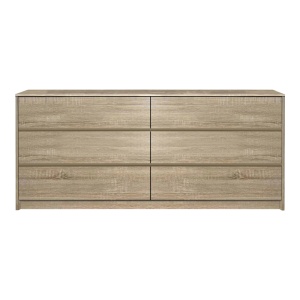 Comoda Kuanger cu sertare din MDF nuanta naturala 120x40x70 cm