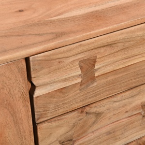 Comoda Leontina boho Natural 150x45x86 cm - Img 7