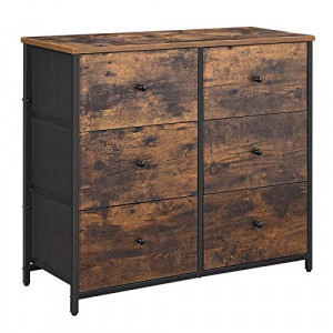 Comoda, Songmics, Negru , 80x30x71 cm - Img 2