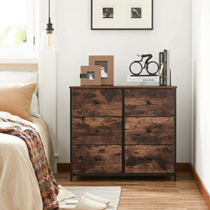 Comoda, Songmics, Negru , 80x30x71 cm - Img 7