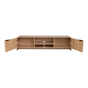 Comoda TV Anfen, Natural, 160x39x40.5 cm - Img 3