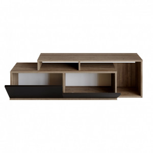 Comoda TV Nexera - Walnut, Negru - Img 4