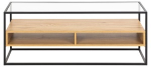 Comoda TV Randolf, Transparent, 45x120x40 cm - Img 6