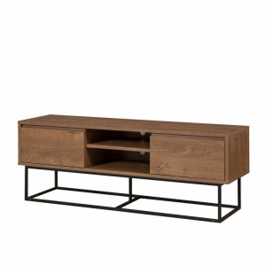 Comoda TV Rodez 140 Walnut-Negru - Img 2