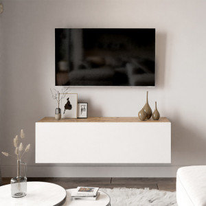 Comoda TV Serit Alb - Oak - Img 4
