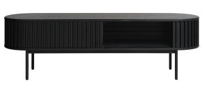 Comoda TV SIENA, Stejar Negru, 45x48x160 cm - Img 2