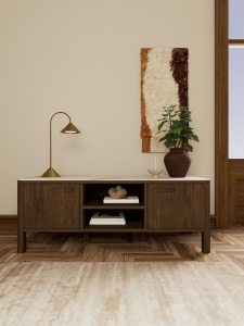 Comoda TV Southampton, Bej, 45x120x40 cm