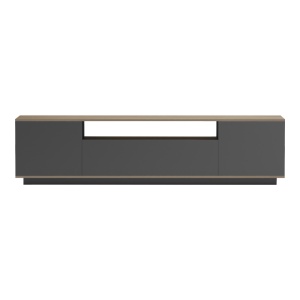 Comoda TV Winey Antracit 180x44.5x44.5 cm - Img 4