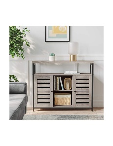 Comoda, Vasagle, LSC79BX, Maro Rustic, 35 x 100 x 81 cm - Img 2