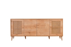 Consolă Hazeran Stejar 180x81x41 cm - Img 7