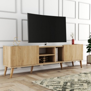 Consola TV Lotus Stejar 180x52x34 cm - Img 2