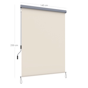 Copertina laterala Songmics Bej 140x250 cm - Img 6