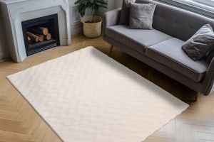 Covor Diamond Cut Crem 120x170 cm - Img 3