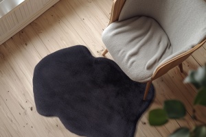 Covor forma animal Infinity Antracit 60x90 cm - Img 4