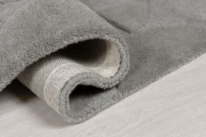 Covor Gigi Gri 160X160 cm, rotund, Flair Rugs - Img 3