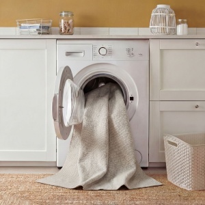 Covor Linear Washable Gri 140x194 cm - Img 3