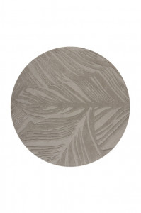 Covor Lino Leaf Gri 160X160 cm, rotund, Flair Rugs - Img 2