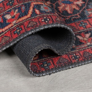 Covor Medallion Washable Rosu 115x170 cm, Flair Rugs - Img 4