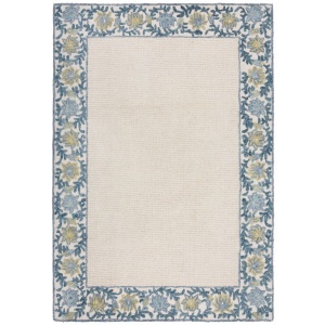 Covor Myla Floral Frame Albastru 120x170 cm, Flair Rugs - Img 2