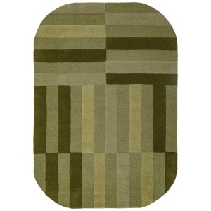 Covor oval Eldon Verde 200x290 cm - Img 5