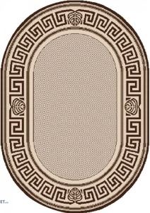 Covor Oval, Natura, Crem, 50x80 cm, Delta Oval Iuta 900 19 - Img 2