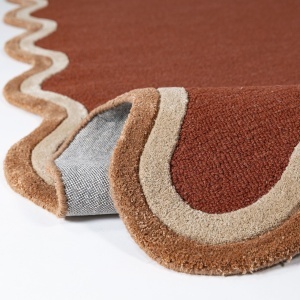 Covor Rivo Wool Teracota 200x290 cm - Img 2