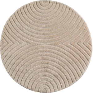 Covor rotund Art boho V2 Bej 120x120 cm - Img 2