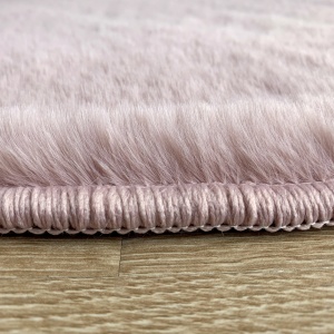 Covor Rotund, Soft, Roz Pudra, 100x100 cm, Delta LOP 020 - Img 2