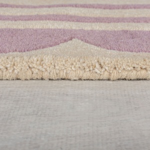 Covor traversa Lois Scallop Verde 80X230 cm, Flair Rugs - Img 4