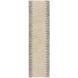 Covor traversa Minerals Border Natural 60X230 cm, Flair Rugs - Img 2